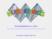 Tablet Screenshot of numberjacks.co.uk